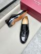 Ferragamo Man Black Calfskin Business Leather Shoes 0428116 (3)_th.jpg